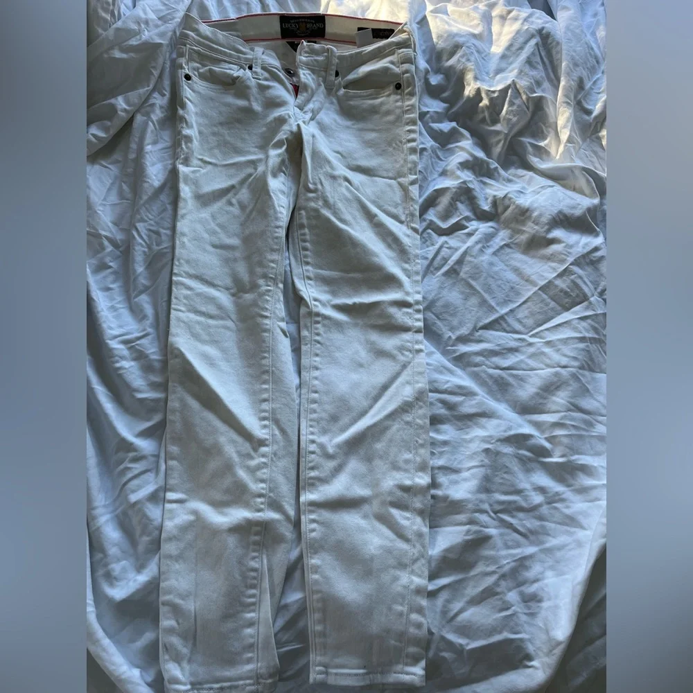 White lucky brand skinny jeans - Picture 2 of 11